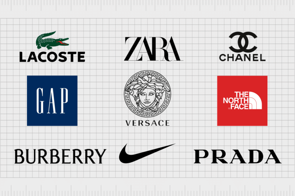 Famous fashion brand logos for brand naming inspiration

