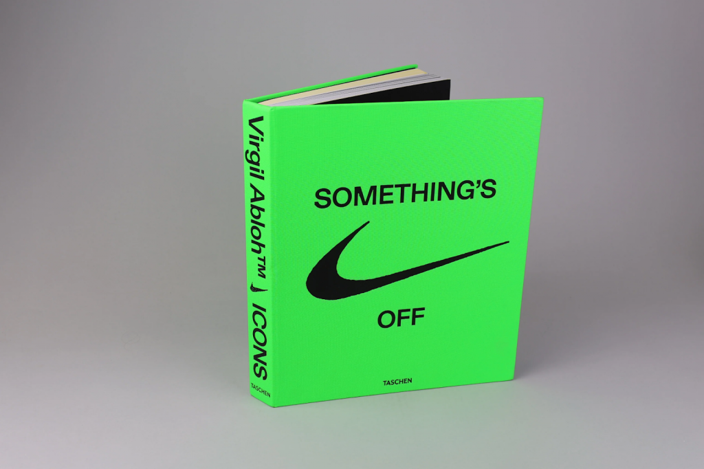 Virgil Abloh – ICONS: Something’s Off – Fashion book on Nike collaborations by designer Virgil Abloh.