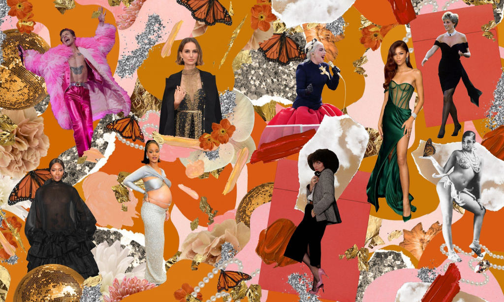 Collage of stylish fashion icons and designers highlighting the importance of choosing the right career stream after 10th for aspiring fashion designers