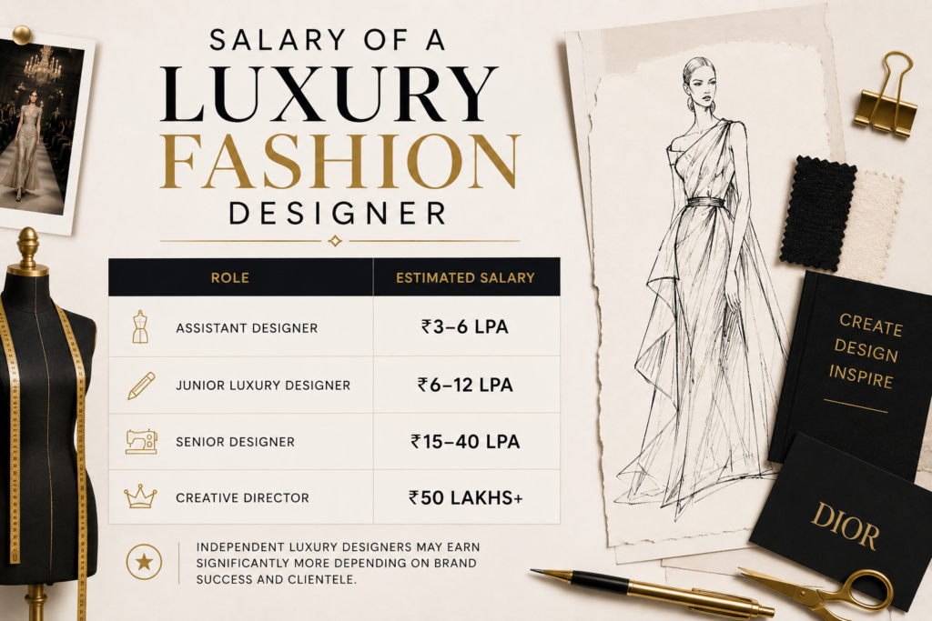 Salary of a Luxury Fashion Designer